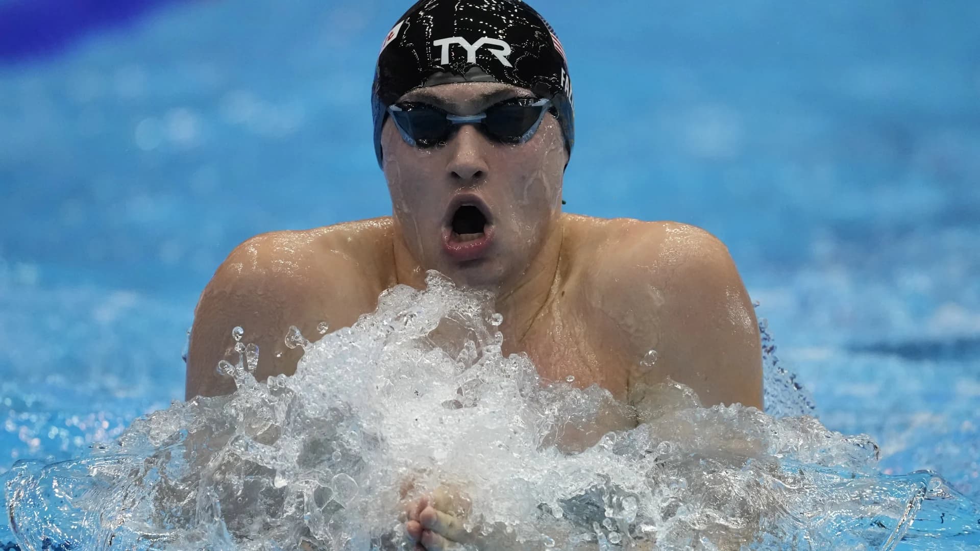 Warren Township's Matt Fallon breaks American record, advances to Paris Olympics